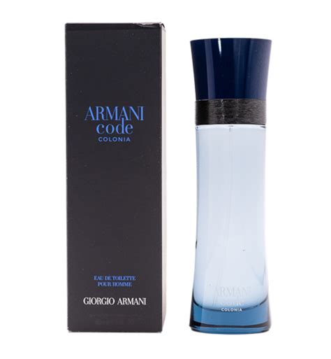 armani code colonia for men.